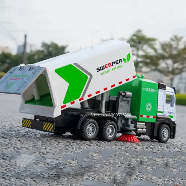 1:32 Urban Sweeping Truck Toy Model for Kids - Image 6