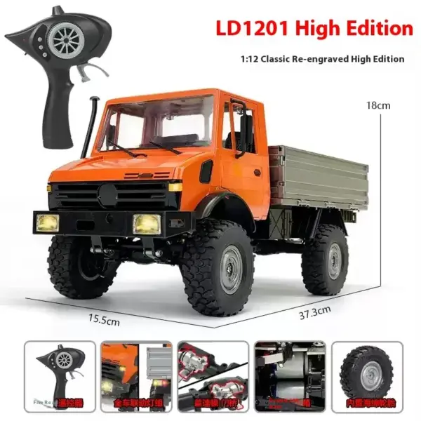 1/12 Unimog RC Off-Road Vehicle LD1201 - Image 4