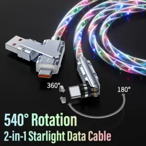 RGB Type C Fast Charging Cable 1M 120W 9 S516dd682f7544fb6bc00f72b4e8cad3c2 2