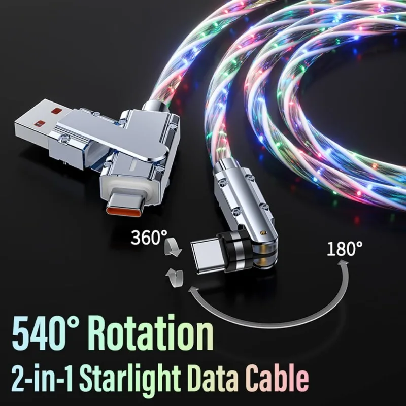 RGB Type C Fast Charging Cable 1M 120W 4 RGB Type C Fast Charging Cable 1M 120W - Image 4