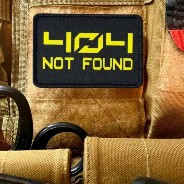 404 NOT FOUND Tactical Military Patch Set for Clothing - Image 5
