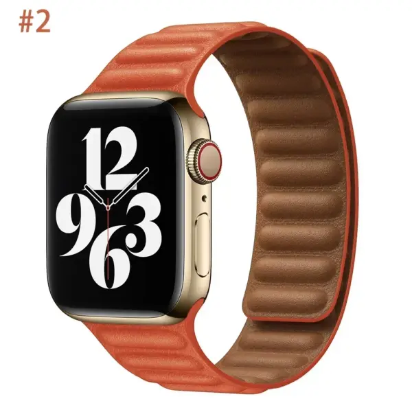 Leather Strap for Apple Watch Series 8/7/6/5/4/3/2/1 - Image 21
