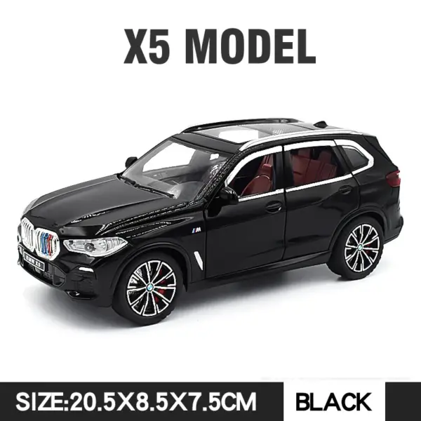 1:24 BMW X5 Alloy Model Car Collectible Toy - Image 13
