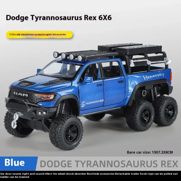 1:32 Dodge Mammoth 1000 Diecast Model SUV - Image 7