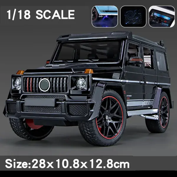 1:18 Maisto Mercedes-Benz G800 Off-Road SUV Model - Image 7