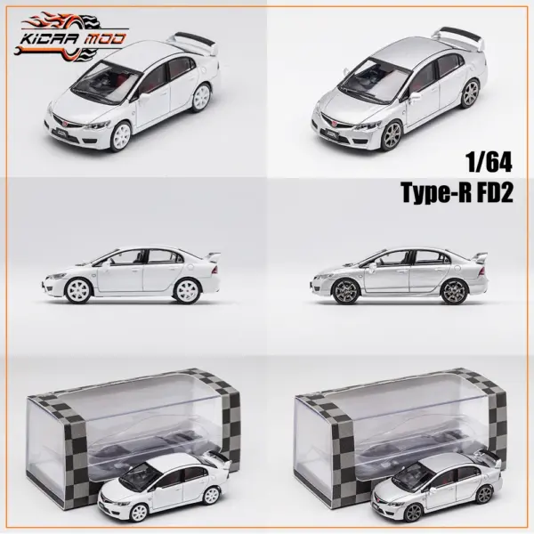 DCT 1/64 Civic Type R FD2 Diecast Model - Image 2