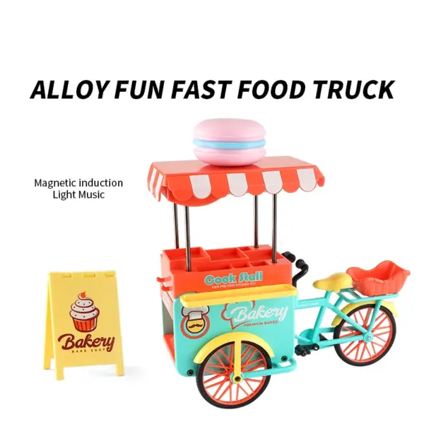 1:10 Scale Diecast Food Truck Model Car - Image 8