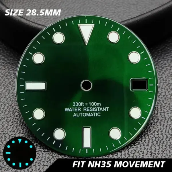 28.5mm GMT Calendar Watch Dial for NH34 NH35 Models - Image 42