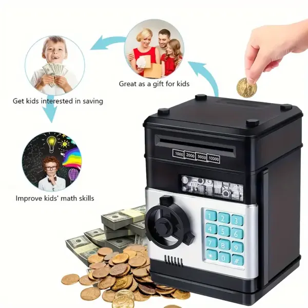 Smart Digital Coin Bank with Password Lock - Image 2