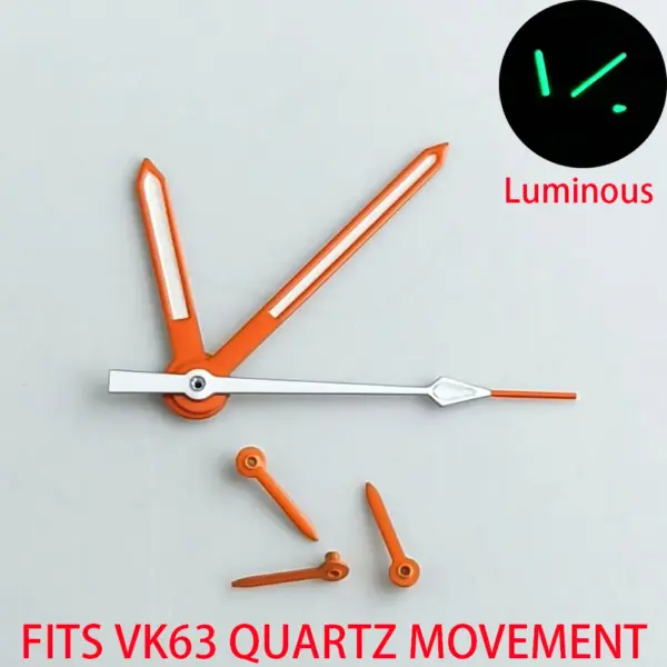 VK63 VK63A Watch Hands with Green Luminous Tips - Image 7