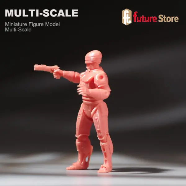 Resin Sci-Fi Robot Miniature Model 1/87-24 Scene Props - Image 6
