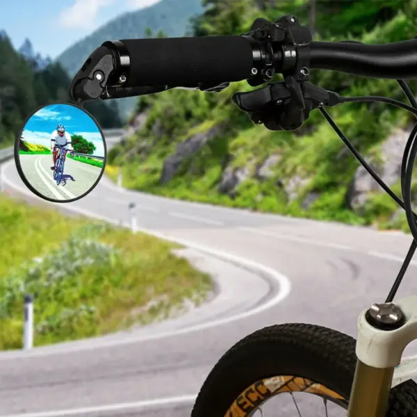 Wide-Angle Bicycle Rearview Mirror for Handlebar - Image 6