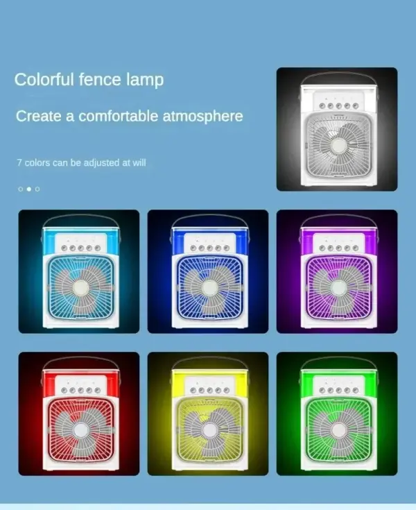 Portable 3-Speed Humidifier Fan PW01 - Image 4