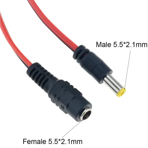 Alligator Clip to Power Plug Adapter 25CM for DC Devices - Image 6