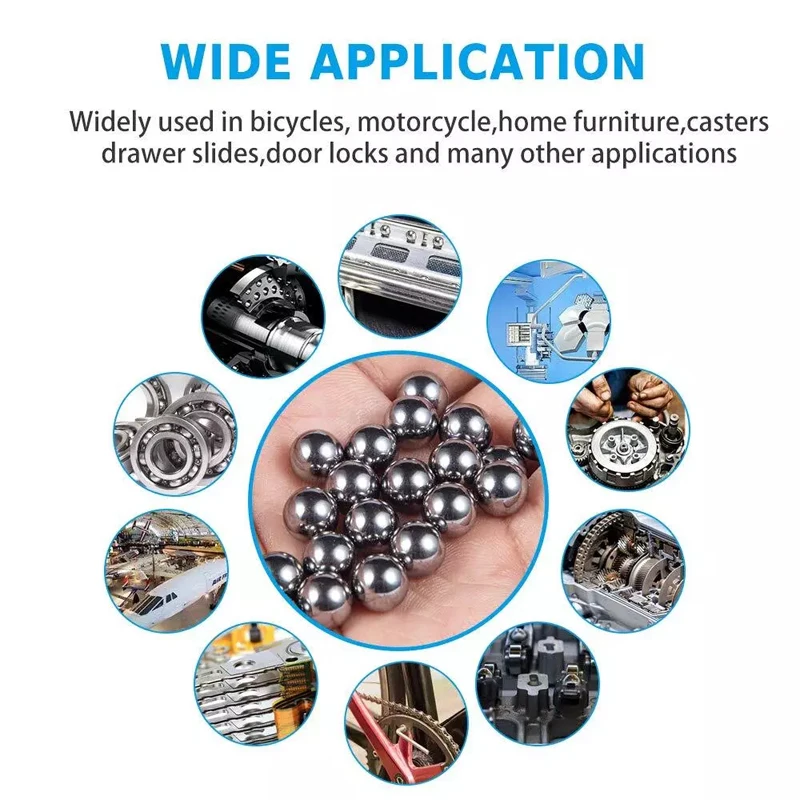 304 Stainless Steel Ball Bearing Set 15 Sizes 580pcs 5 304 Stainless Steel Ball Bearing Set 15 Sizes 580pcs - Image 5