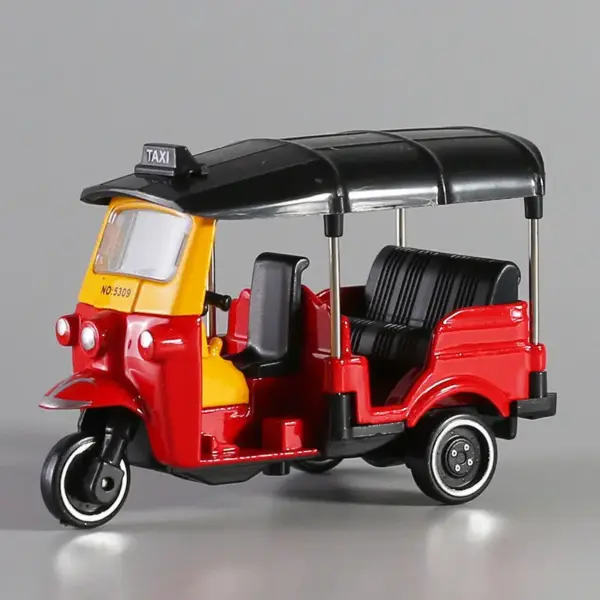 India Tuk Tuk Taxi Diecast Model 1:43 Scale - Image 8