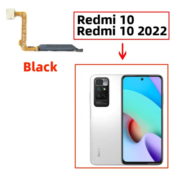 Original Fingerprint Sensor for Xiaomi Redmi 10 2022 - Image 2