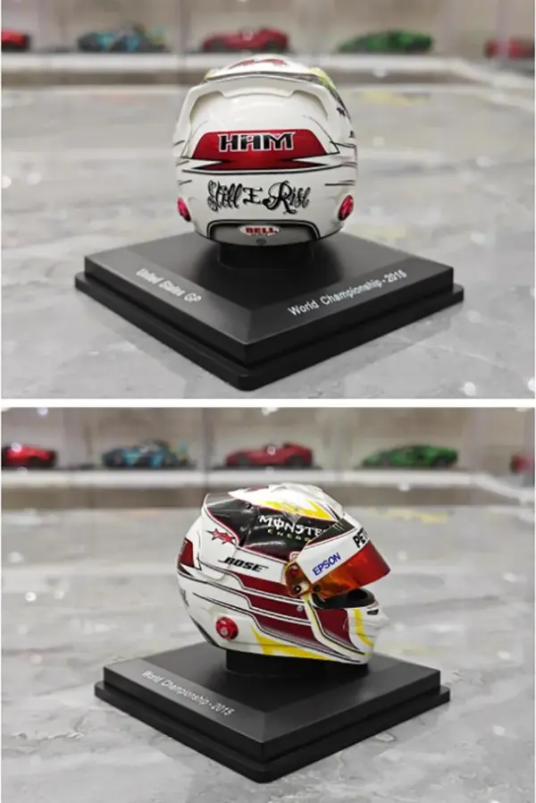 Spark 1/5 Resin Racing Helmet Collectible Model - Image 4