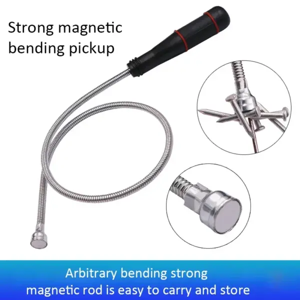 Magnetic Pickup Tool with Foldable Handle - Image 2