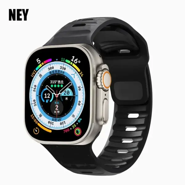 Silicone Sport Band for Apple Watch Series 8-1 - Image 11