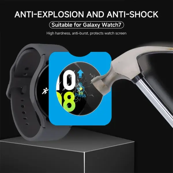 Tempered Glass Screen Protector for Samsung Galaxy Watch 7 - Image 6