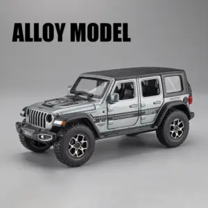 1:32 Jeep Wrangler Sahara Alloy Model Car 13 S534a32a253374fa7941a8dc7048a1bf2r