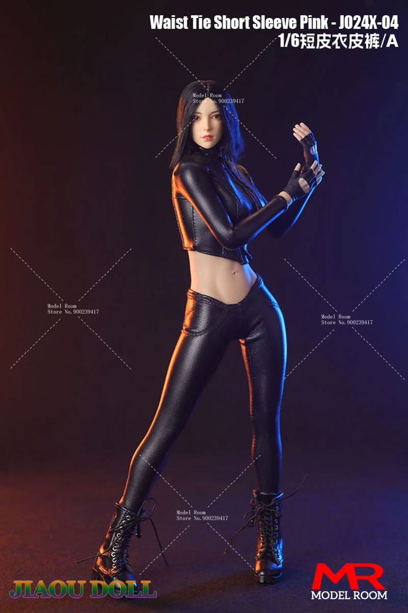 JO24X-04 1/6 Female Leather Motorcycle Outfit 2 JO24X-04 1/6 Female Leather Motorcycle Outfit - Image 2