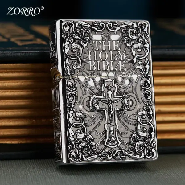 ZORRO Embossed Copper Kerosene Lighter - Image 2