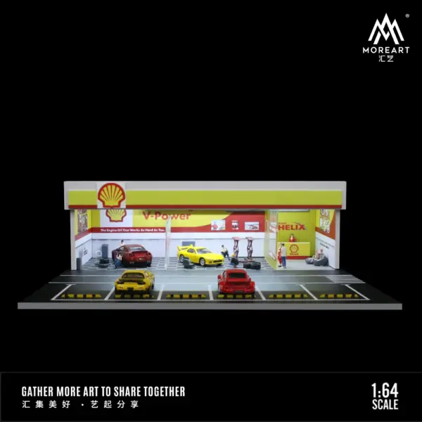 MoreArt TimeMicro 1:64 Shell Scene Diecast Car - Image 2
