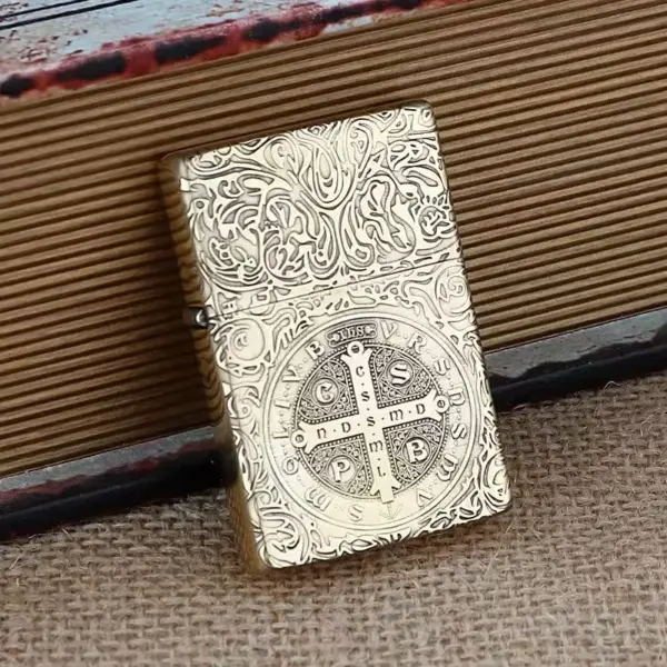 ZORRO Copper Windproof Kerosene Lighter - Image 14