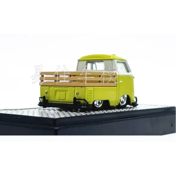 1960 VW Single Cab Truck Diecast Model 1:64 Alloy Collection - Image 2