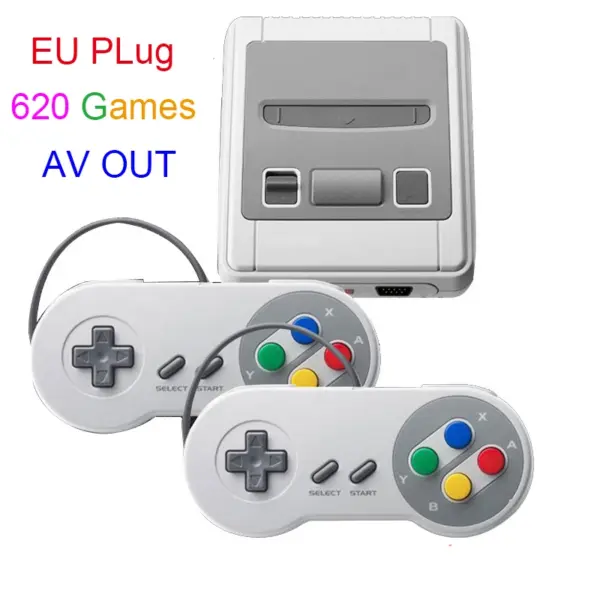 620 Games Mini TV Game Console with Handheld Controllers - Image 4