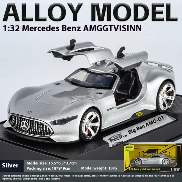 1:32 Mercedes Benz AMG Vision GT Diecast Model - Image 10