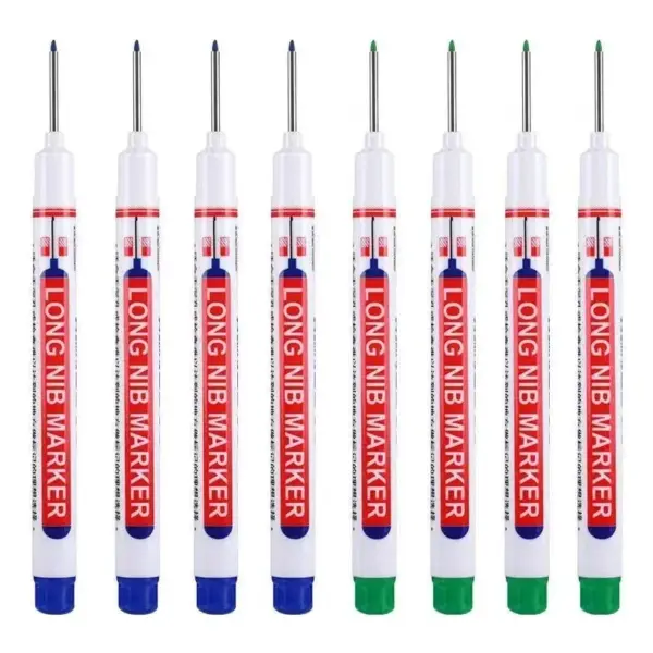 Deep Hole Long Nib Markers 8-Piece Set - Image 9