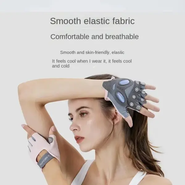 Gym Fitness Gloves for Women Men Slip-Resistant 1 Pair - Image 4