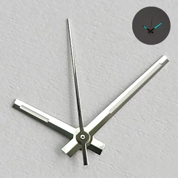 NH35/NH36/4R/7S Watch Hands Set Rose Gold Silver Green Luminescence - Image 14