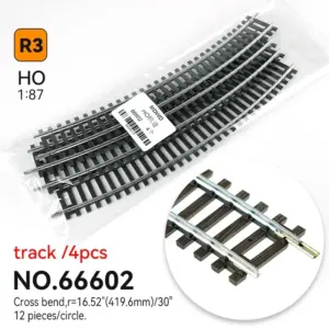 1/87 Scale Narrow Gauge Railway Curved Track Set 60 S5485dbb272cc40efa07bf210ff47ba45V 1