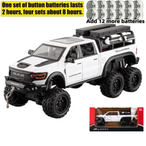 1:24 Dodge Mammoth RAM 1000 TRX Diecast Model Car 26 S54a815b601774fe6afb4d0333b32663eC 4