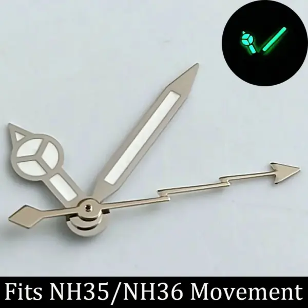 Silver/Gold N H35 Watch Hands for NH35 ETA 286 Movement - Image 70