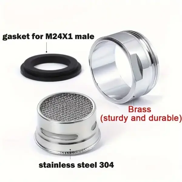 Xiaomi Water Saving Faucet Aerator Set 3pcs M24 Threads - Image 5