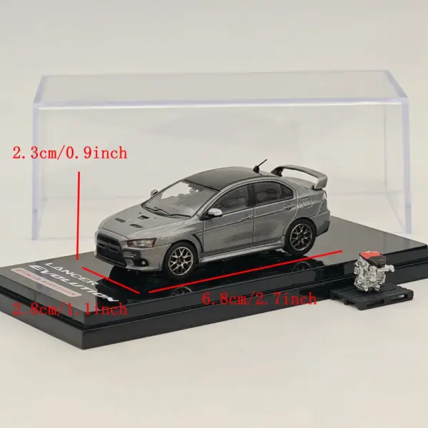 Hobby Japan 1/64 Lancer Evolution X Final Edition Model - Image 6