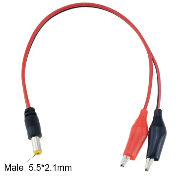 Alligator Clip to Power Plug Adapter 25CM for DC Devices - Image 3
