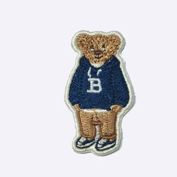Cute Bear Embroidered Iron-On Patch for Clothing - Image 11