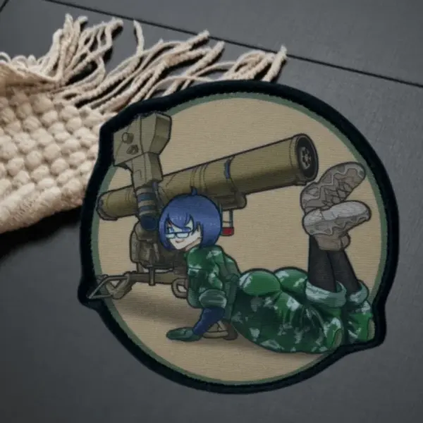 Anime Girl Printing Tactical Badge Patch for Clothing - Image 5