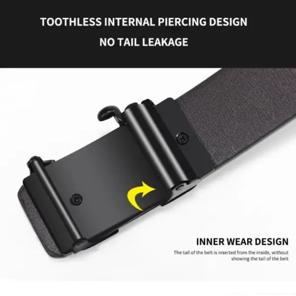 Premium Genuine Leather Men's Belt - Image 4