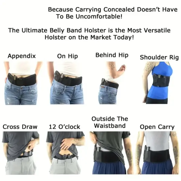 Tactical Waist Belt for Outdoor & Concealed Carry - Image 6