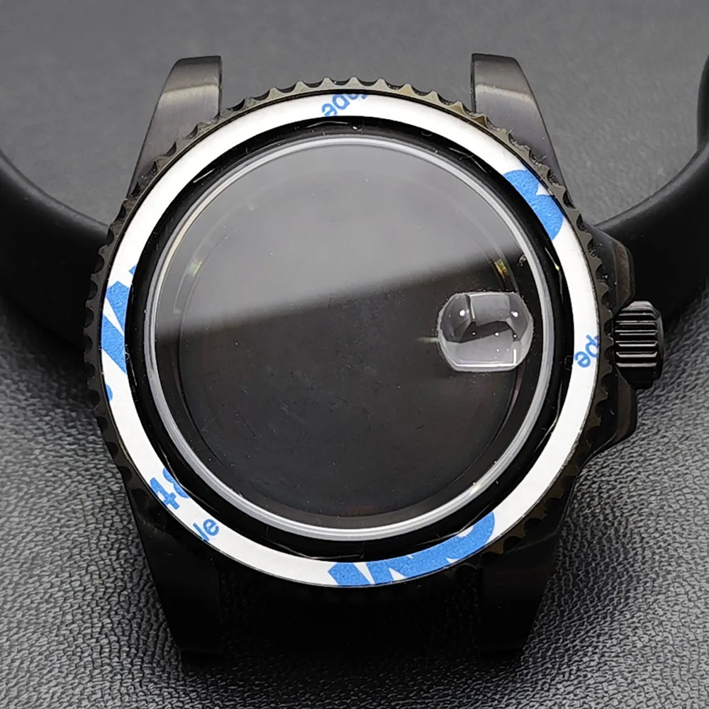 GMT 40.5mm Bidirectional Sapphire Watch Case for NH34/NH35 35 GMT 40.5mm Bidirectional Sapphire Watch Case for NH34/NH35 - Image 35