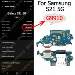 Samsung Galaxy S21 Ultra Charging Port Repair Kit 30 S554b9a2cb610408c853f565e7694587eo 7