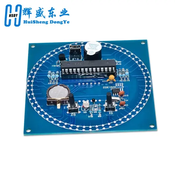 Rotating LED Alarm Clock Kit with Water Lamp - Image 4