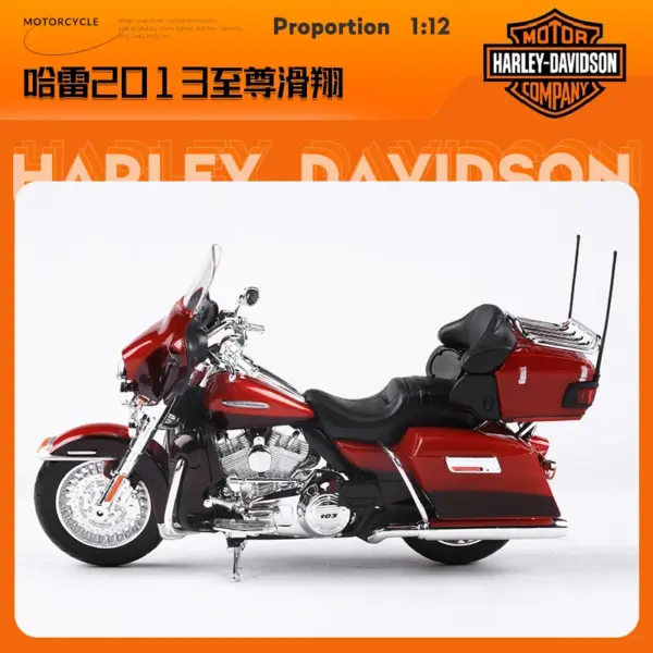 Maisto 1:12 Harley-Davidson Alloy Motorcycle Model - Image 13